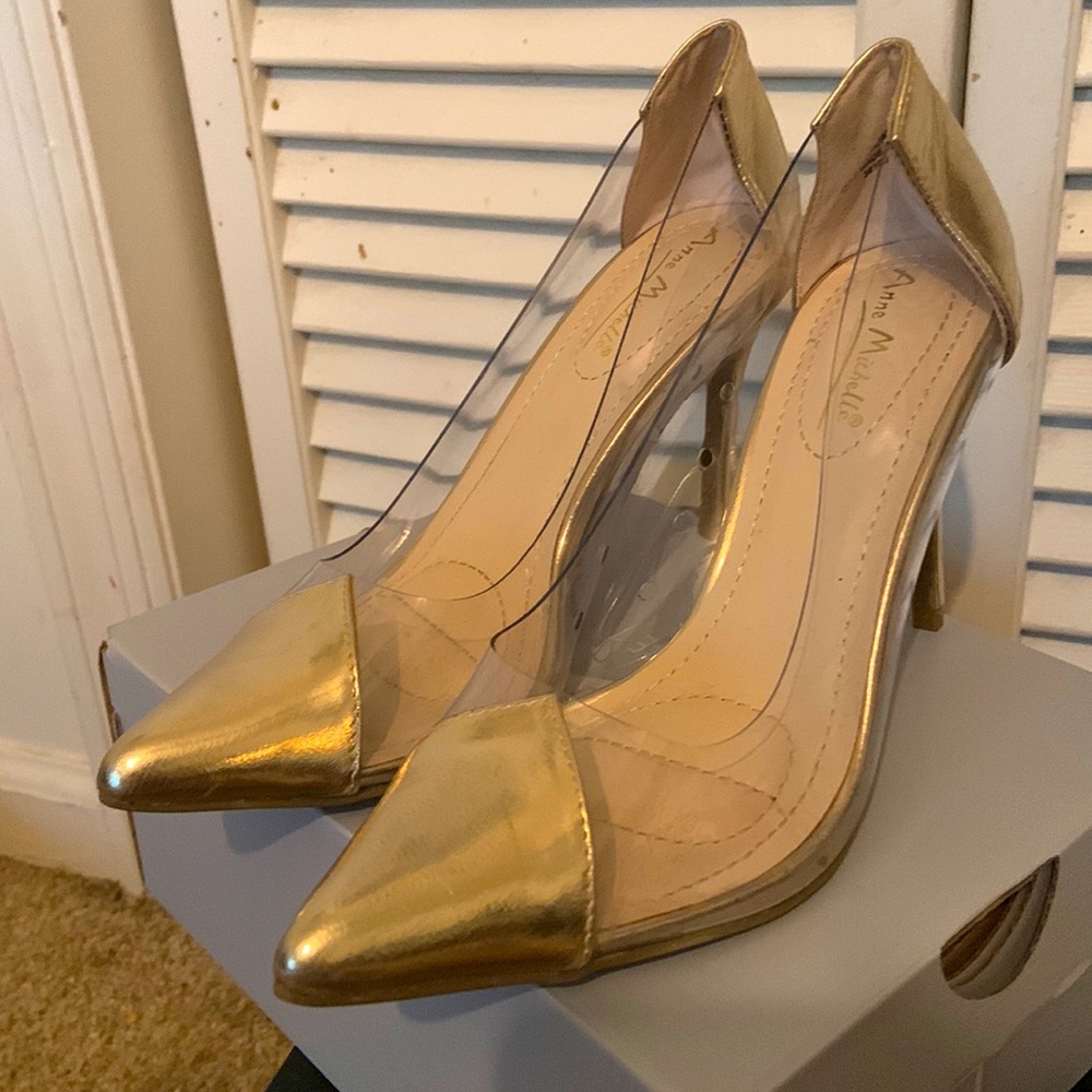 Gold heels